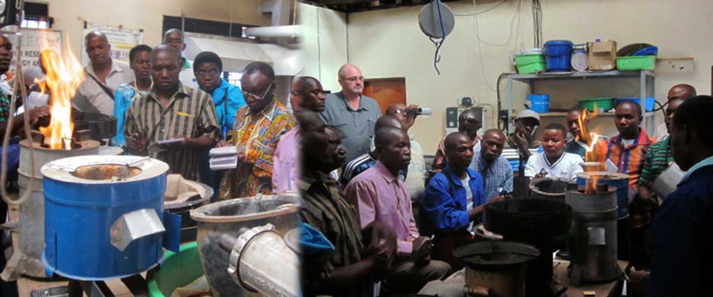 Mwoto Stove testing and training