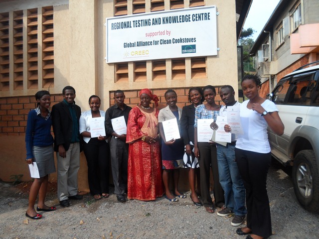 Participants in the training with facilitators