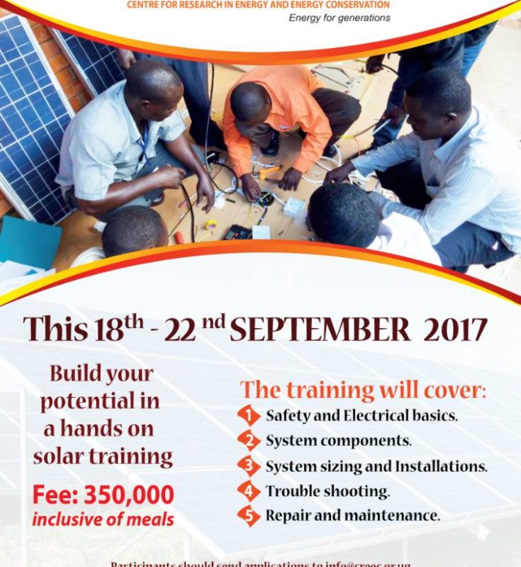 THIS SEPTEMBER 18TH – 22ND DO NOT MISS AN ALL NEW SOLAR TECHNICIAN TRAINING